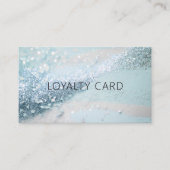 グリッターロイヤリティ10爪、 ネイルの点滅美しい 名刺 (正面)