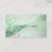 グリッターロイヤリティ10爪、 ネイルの点滅美しい 名刺 (正面)