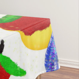 グリッターロシュ・ハシャナはリンゴと蜂蜜を撒く テーブルクロス