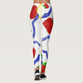 グリッターロシュ・ハシャナはリンゴと蜂蜜を撒く レギンス (裏面)