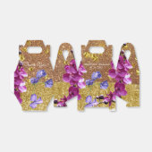 グリッターヴィオレモダン結婚式の引き出物箱 フェイバーボックス (折り畳みなし)