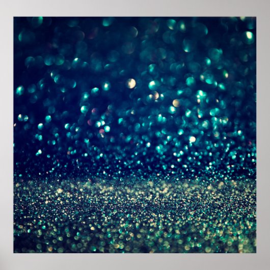 グリッターヴィンテージライト背景。金ゴールド、シルバー、b ポスター (正面)