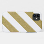 グリッター一見のストライプのなiPhoneの場合 Case-Mate iPhoneケース (裏面(横))
