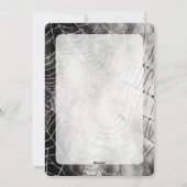 グリッター不気味ハッピーハローウィンウィッチハットパンプキン シーズンカード (裏面)