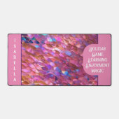 グリッター人気があるオパール型ホログラフィックコレクション デスクマット (正面)