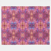 グリッター人気があるオパール型ホログラフィックコレクション フリースブランケット (正面(横))