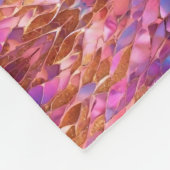 グリッター人気があるオパール型ホログラフィックコレクション フリースブランケット (角)