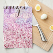 グリッター人魚 キッチンタオル (四つ折り)