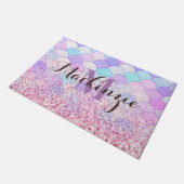 グリッター人魚 ドアマット (アングル)