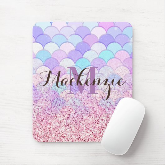 グリッター人魚 マウスパッド (マウス)