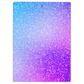 グリッター体操ビームブルーと紫 クリップボード (裏面)