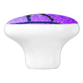 グリッター体操ビームブルーと紫 セラミックノブ (側面)