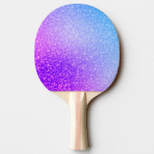 グリッター体操ビームブルーと紫 卓球ラケット (裏面)