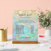 グリッター価格リスト アクリルサイン (ウェディング)