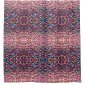 グリッター光トレンディーホログラフィックコレクション シャワーカーテン (正面)