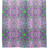 グリッター光ホログラフィモダンック収集 シャワーカーテン (正面)