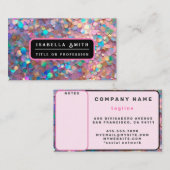 グリッター光ホログラフィモダンック収集 名刺 (正面/裏面)