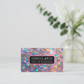 グリッター光ホログラフィモダンック収集 名刺 (スタンド正面)