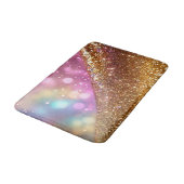 グリッター光ホログラフィ人気があるック収集 バスマット (アングル)