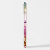 グリッター光ホログラフィ人気があるック収集 iPhoneケース (左側面)