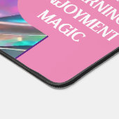 グリッター光学ホログラフィックトレンディー収集 デスクマット (コーナー)