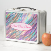 グリッター光学ホログラフィックトレンディー収集 メタルランチボックス (インサイチュ)