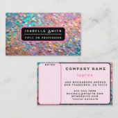 グリッター光学ホログラフィモダンー収集 名刺 (正面/裏面)