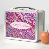 グリッター光学ホログラフィ人気があるー収集 メタルランチボックス (インサイチュ)