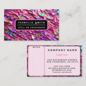 グリッター光学ホログラフィ人気があるー収集 名刺 (正面/裏面)