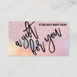 グリッター入血許可証 名刺