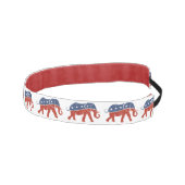 グリッター共和党象のヘッドバンド アスレチックヘッドバンド (右)