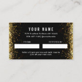 グリッター共有ザラブ紹介カード 名刺 (裏面)