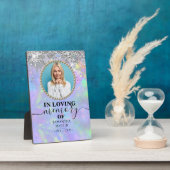 グリッター写真記念碑 フォトプラーク (側面)