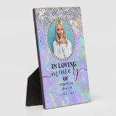 グリッター写真記念碑 フォトプラーク (側面)