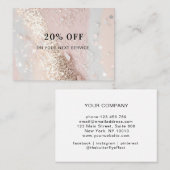 グリッター割引券 割引カード (正面/裏面)