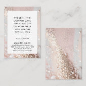 グリッター割引券 割引カード (正面/裏面)