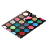 グリッター化粧手帳 ノートブック (左側)