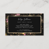 グリッター及び照明の名刺 名刺 (裏面)