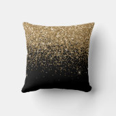 グリッター名枕ブラック クッション (裏面)