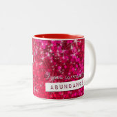 グリッター吸着量感動的法 ツートーンマグカップ (正面右)