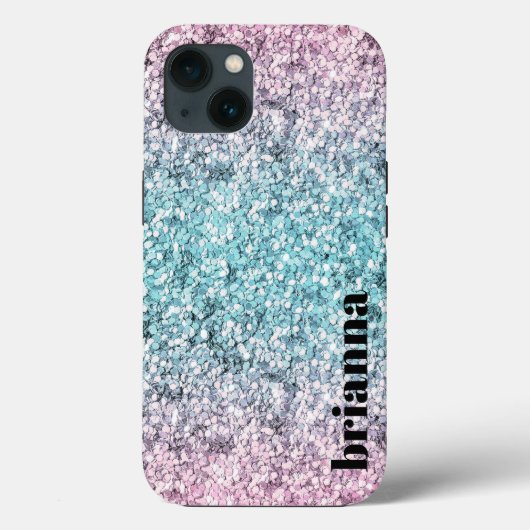 グリッター大理石のケースメイトiPhoneケース Case-Mate iPhoneケース (裏面)