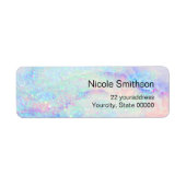 グリッター大理石背景ラベル ラベル (正面)