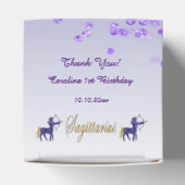 グリッター射手座&パープルグリッター誕生日 フェイバーボックス (上部)