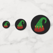 グリッター小妖精や小人ハット コンフェッティ (正面)