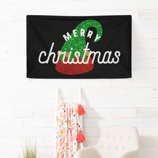 グリッター小妖精や小人ハット 横断幕 (インサイチュ)