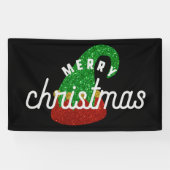 グリッター小妖精や小人ハット 横断幕 (横)