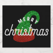 グリッター小妖精や小人帽子 ビールラベル (シングルラベル)