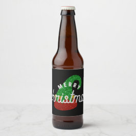 グリッター小妖精や小人帽子 ビールラベル