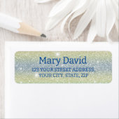 グリッター差出人住所ラベル ラベル (インサイチュ)