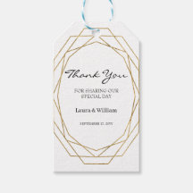 グリッター幾何モダン結婚式の引き出物